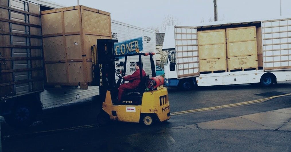 Storage unit in South Wales.