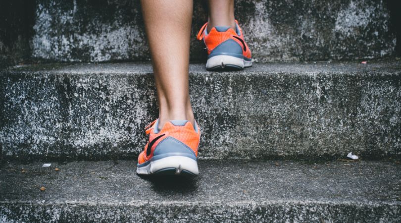 keeping a comfortable pair of shoes for moving