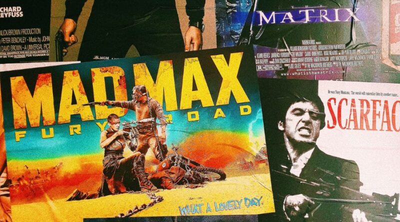 Multiple film posters