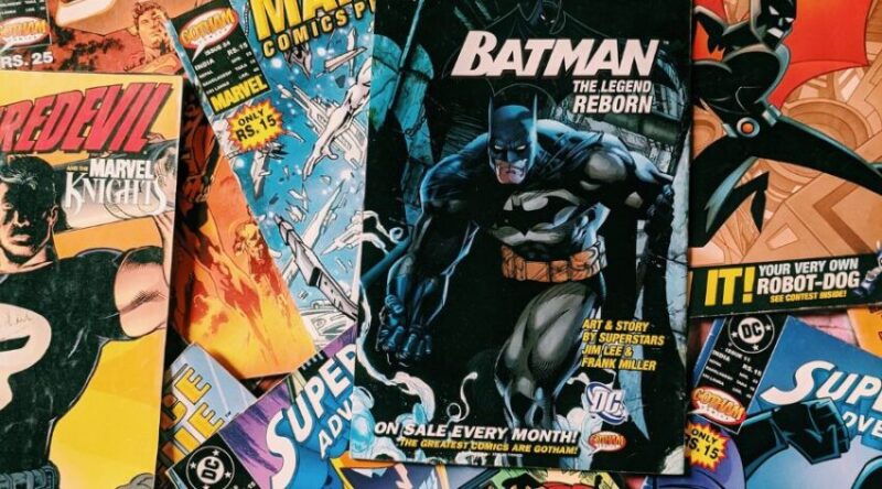Comic book spread.