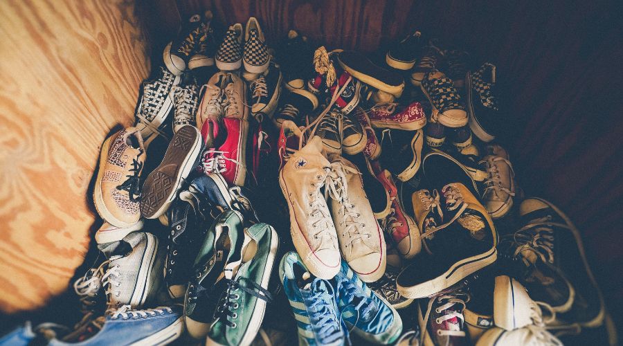 Storing shoes in your home