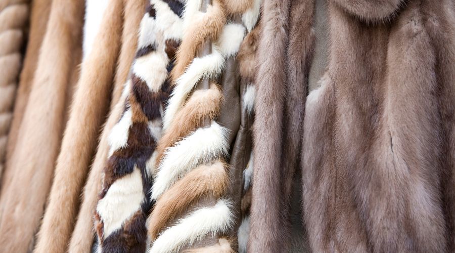 Storing winter coats in a storage unit