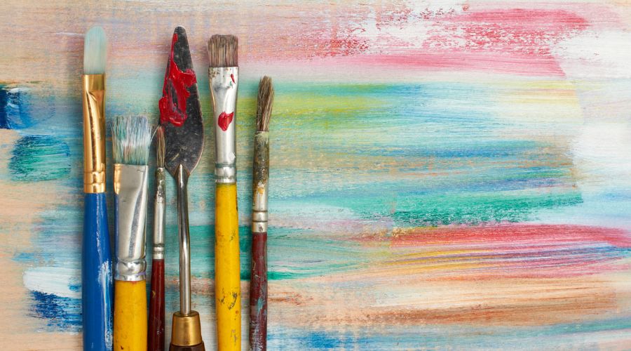 packing art supplies for moving