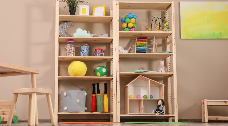 How to store toys in a small room