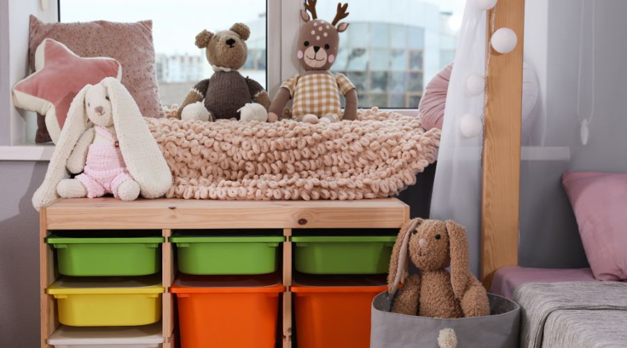 Store toys in a small room