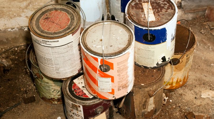 paint not being packed for moving